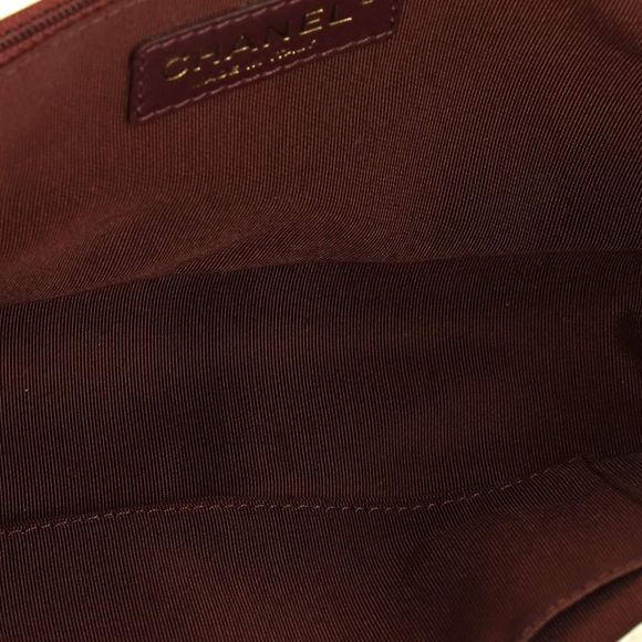 Chanel Boy Flap Bag Chevron Caviar and Calfskin New Medium White - Picture 5 of 7